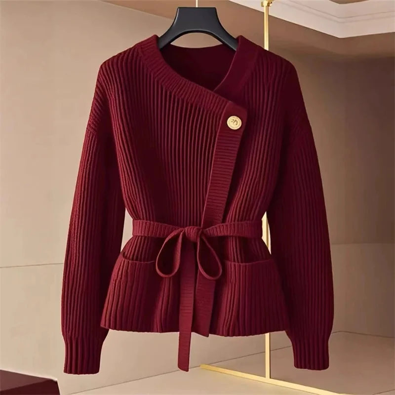 InMyEndz Queens Knit Coat – Autumn Royal Edition
