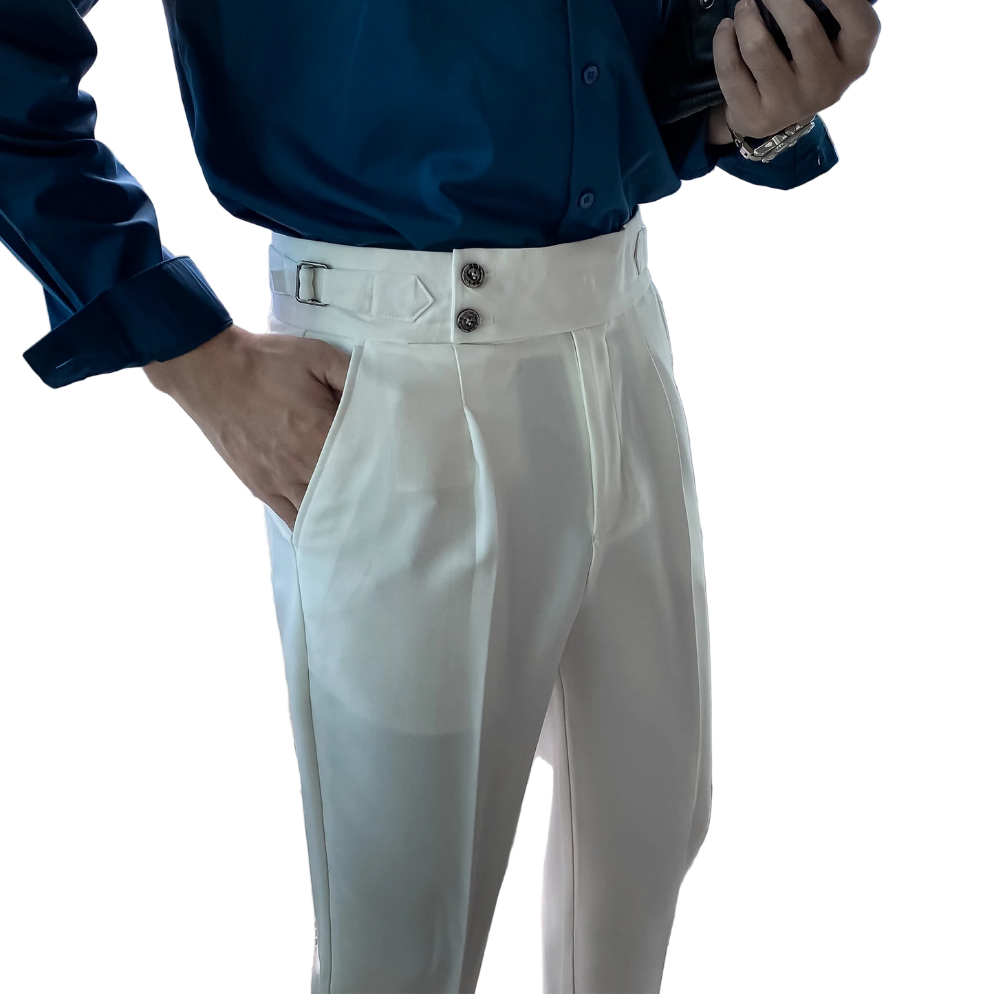 InMyEndz Prestige Slim Trousers – British Steel