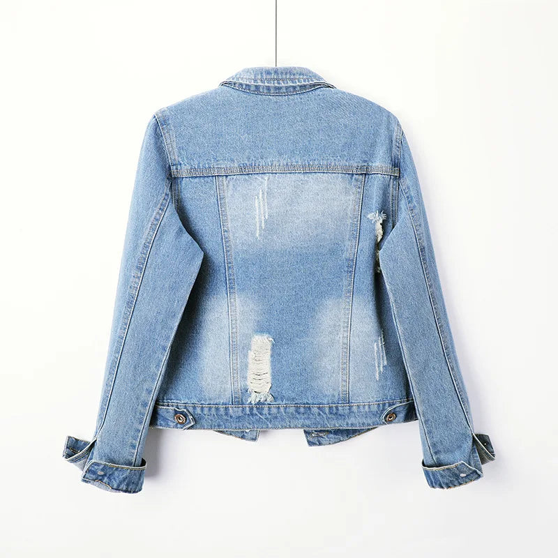 InMyEndz Queens Distressed Denim – Street Crown Jacket