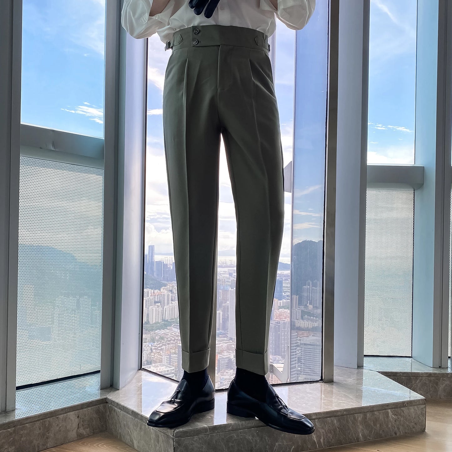 InMyEndz Prestige Slim Trousers – British Steel