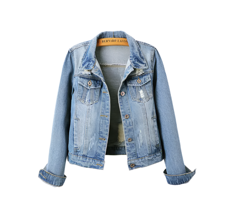 InMyEndz Queens Distressed Denim – Street Crown Jacket