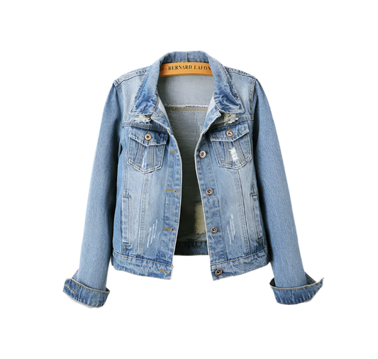 InMyEndz Queens Distressed Denim – Street Crown Jacket