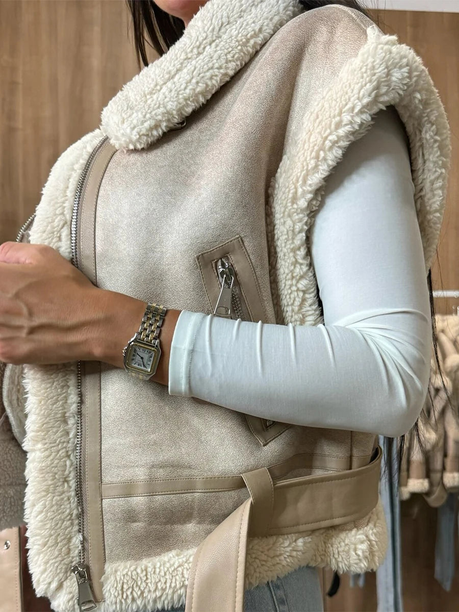 InMyEndz Queens Sherpa Vest – Street Luxe Winter Edition