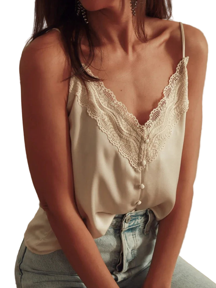 InMyEndz Queens Satin Lace Cami – Summer Glow Edition