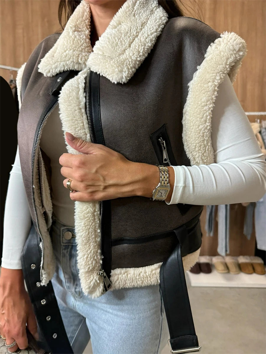 InMyEndz Queens Sherpa Vest – Street Luxe Winter Edition