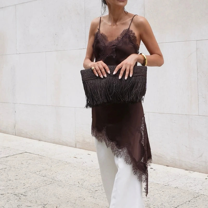 InMyEndz Queens Asym Satin Cami – Flow Empire Edition