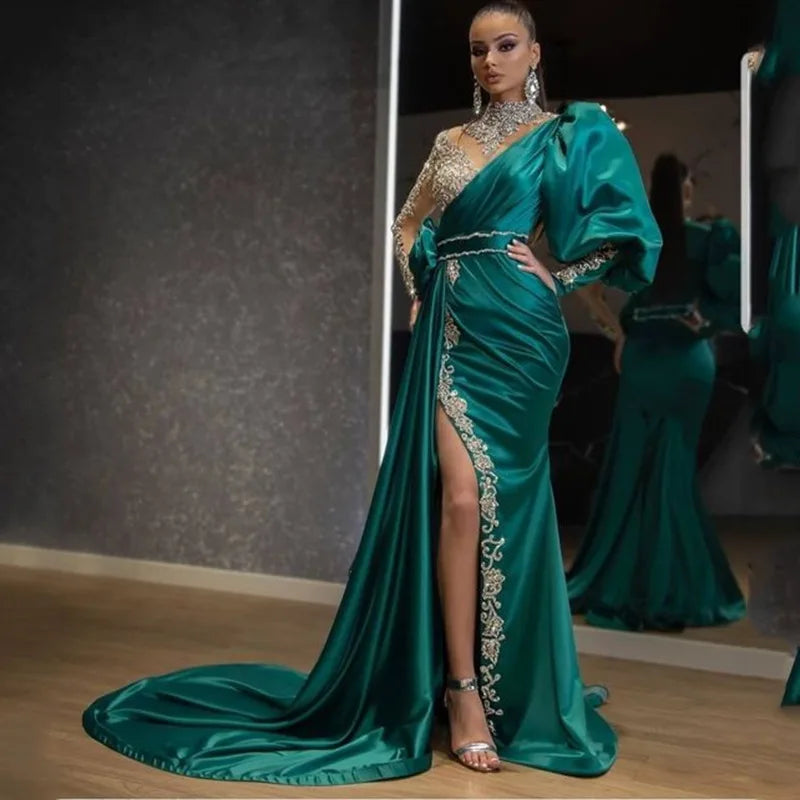 InMyEndz Queens Golden Fishtail Gown – Banquet Empire Edition