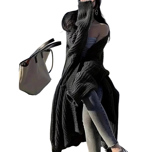 InMyEndz Queens Long Knit – Cozy Prestige Cardigan