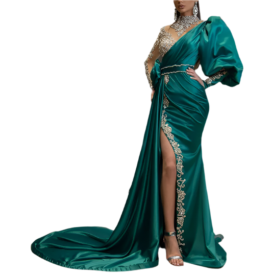 InMyEndz Queens Golden Fishtail Gown – Banquet Empire Edition