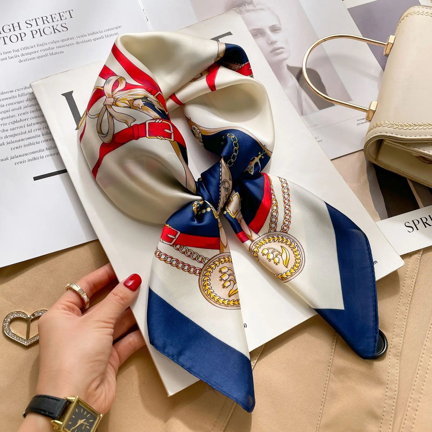 InMyEndz Queens Silk Scarf – Street Luxe Square Edition