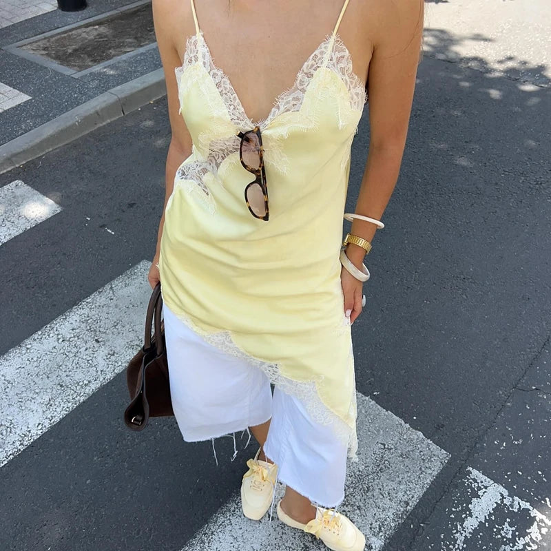 InMyEndz Queens Asym Satin Cami – Flow Empire Edition