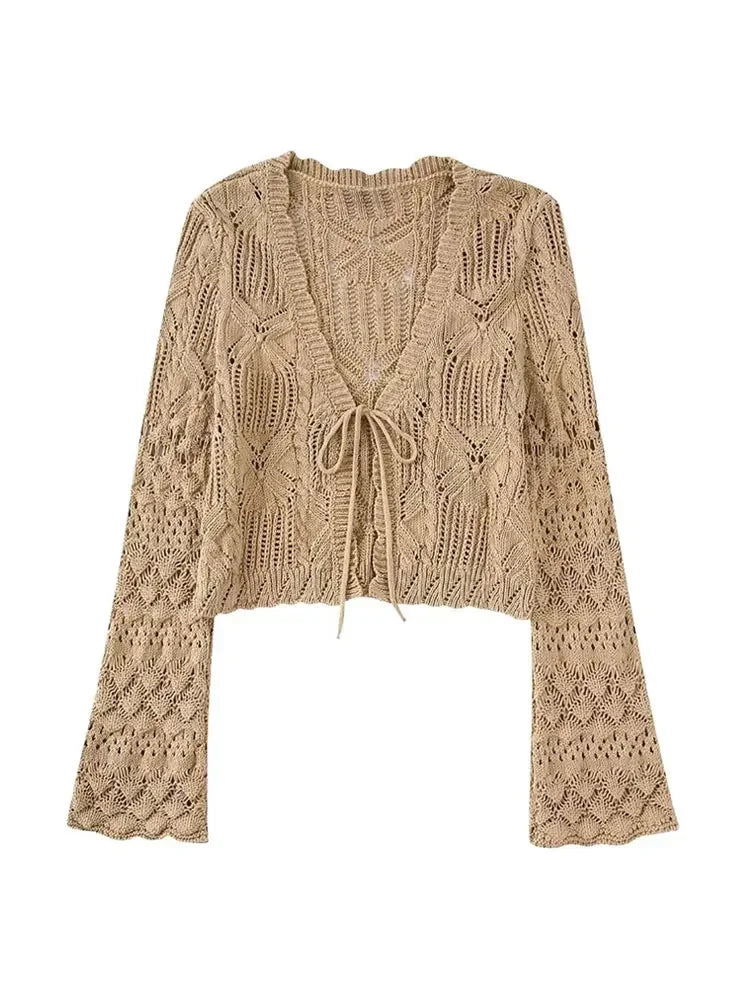 InMyEndz Queens Cropped Knit – Vintage Street Cardigan