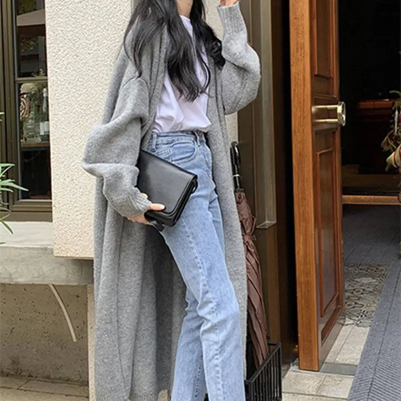 InMyEndz Queens Long Knit – Cozy Prestige Cardigan