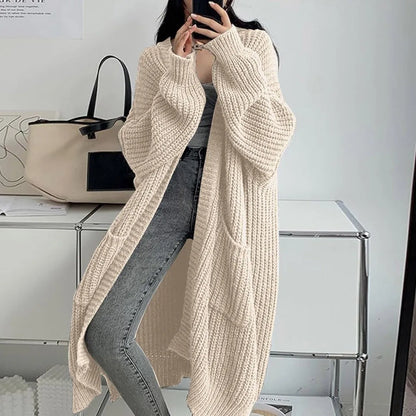 InMyEndz Queens Long Knit – Cozy Prestige Cardigan