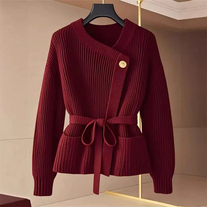 InMyEndz Queens Knit Coat – Autumn Royal Edition