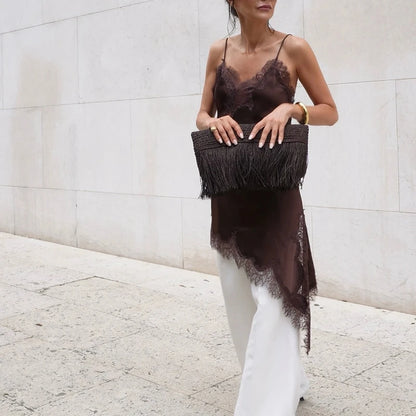 InMyEndz Queens Asym Satin Cami – Flow Empire Edition