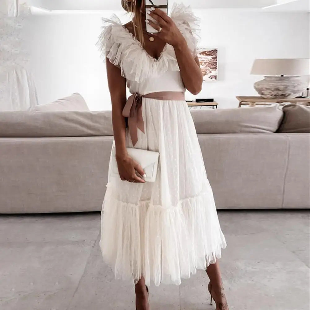 InMyEndz Queens Pleated Power Dress – Summer Prestige Edition