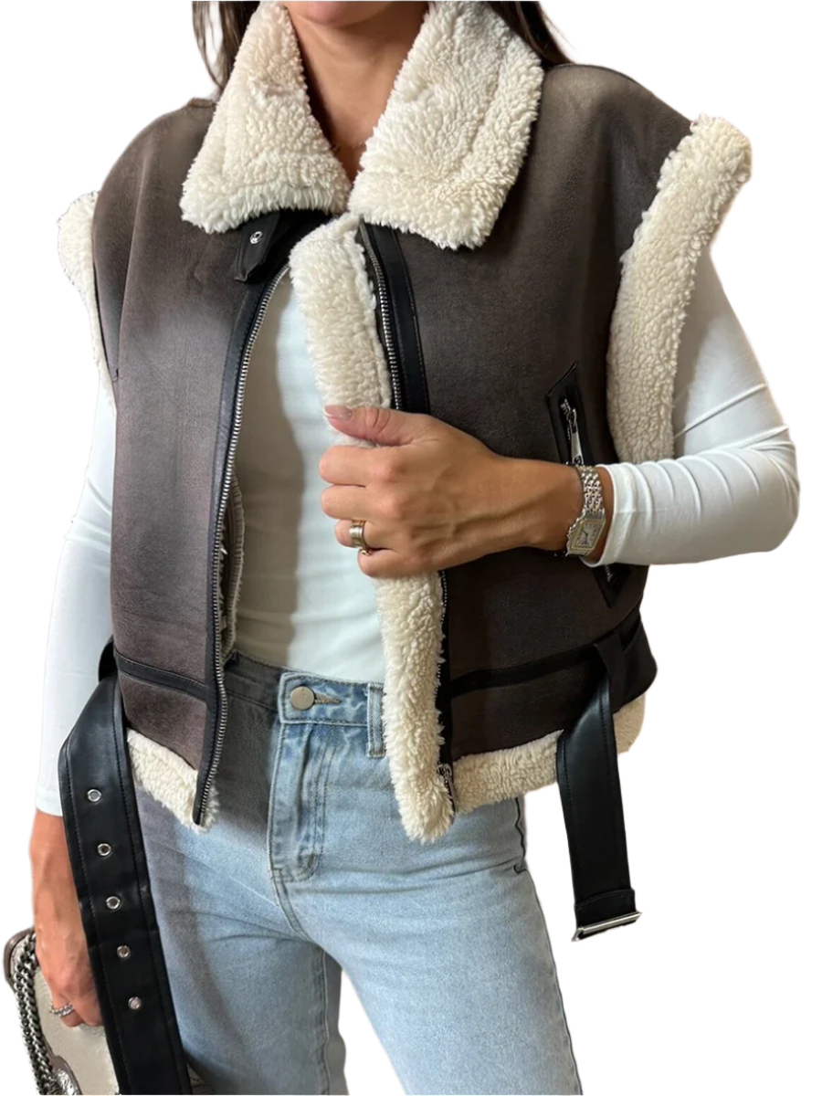 InMyEndz Queens Sherpa Vest – Street Luxe Winter Edition