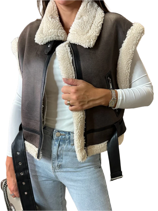 InMyEndz Queens Sherpa Vest – Street Luxe Winter Edition