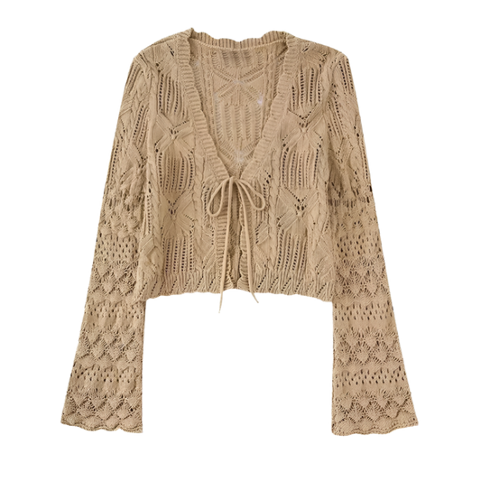 InMyEndz Queens Cropped Knit – Vintage Street Cardigan